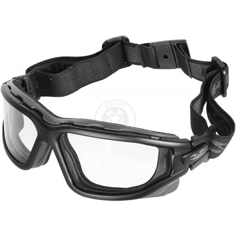 Valken Airsoft ANSI Z87 Rated V-TAC Zulu Tactical Goggles - Clear