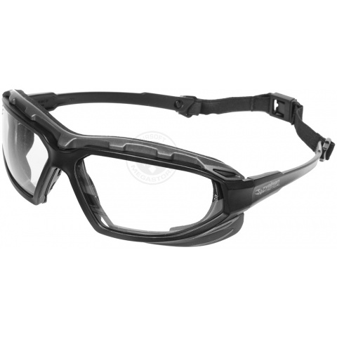 Valken Airsoft ANSI Z87 Rated V-TAC Echo Convertible Goggles - Clear