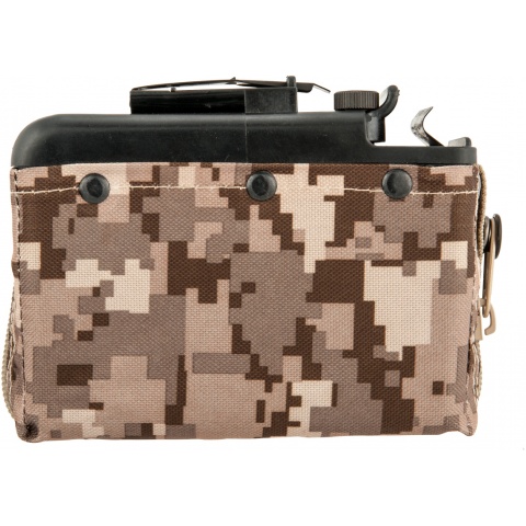 Classic Army M249 Auto-Winding 1200rd Airsoft Box Magazine - DESERT