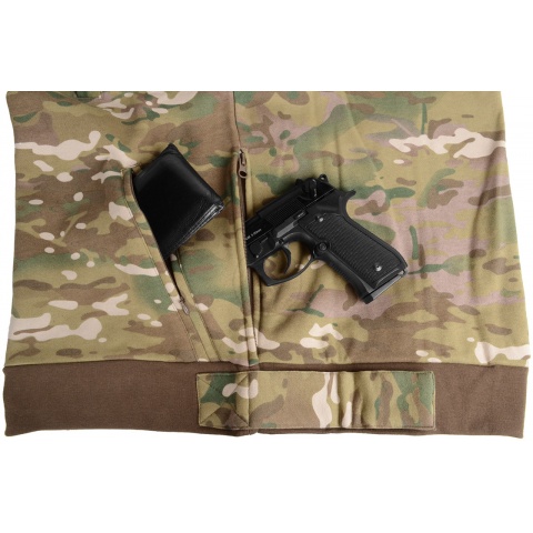 Cast Gear Tactical Pullover Hoodie w/ Hook and Loop Panels - C-Cam