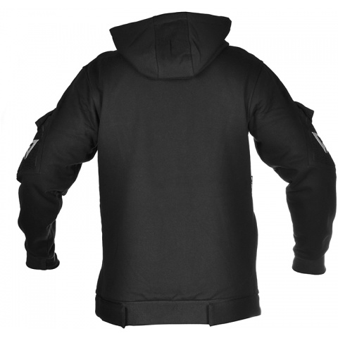 Cast Gear Tactical Pullover Hoodie w/ Hook and Loop Panels - BLACK