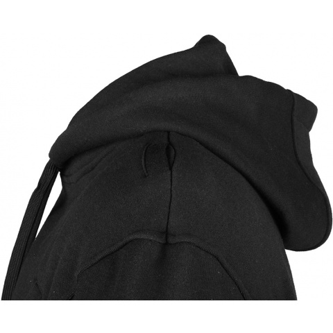 Cast Gear Tactical Pullover Hoodie w/ Hook and Loop Panels - BLACK