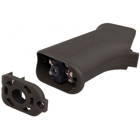 Madbull Airsoft Troy Battle Axe Grip CQB w/ Medium Motor - OD GREEN