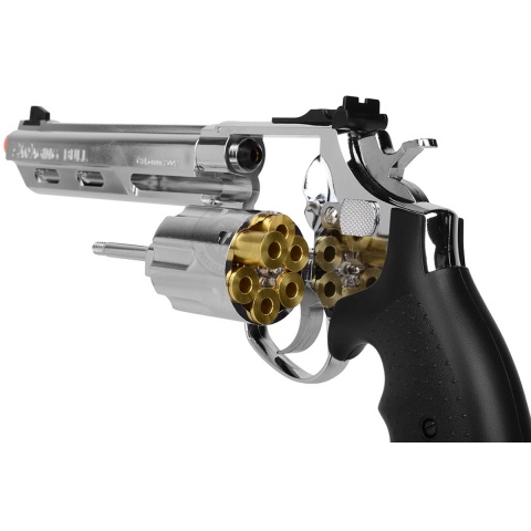 HFC Savaging Bull Magnum Revolver Gas Airsoft Pistol - SILVER