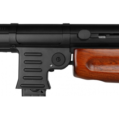 SRC Full Metal MP41 Electric Blowback Airsoft AEG Rifle - Real Wood