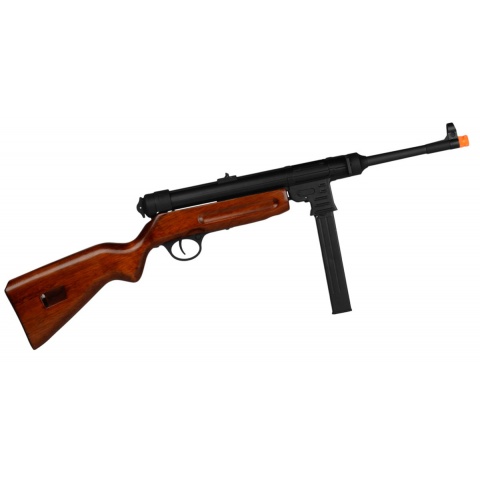 SRC Full Metal MP41 Electric Blowback Airsoft AEG Rifle - Real Wood