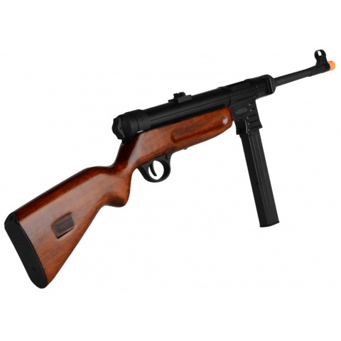 SRC Full Metal MP41 Electric Blowback Airsoft AEG Rifle - Real Wood