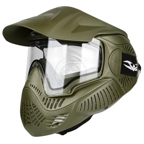 Valken Annex MI-7 Full Face Airsoft Mask w/ Visor - OD GREEN