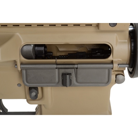 WE Full Metal M4A1 Open Bolt GBBR Gas Blowback Airsoft Rifle - TAN