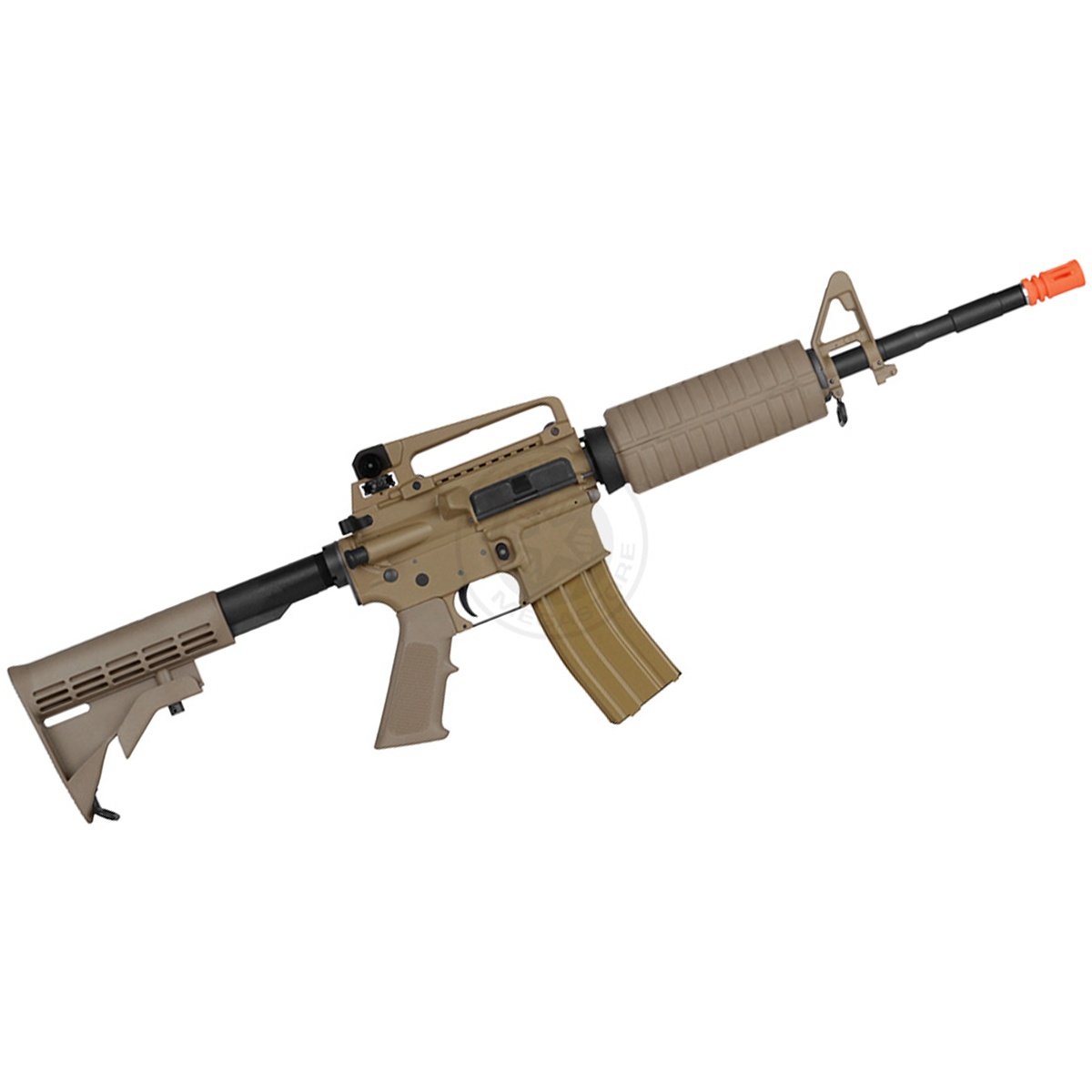 WE Full Metal M4A1 Open Bolt GBBR Gas Blowback Airsoft Rifle TAN
