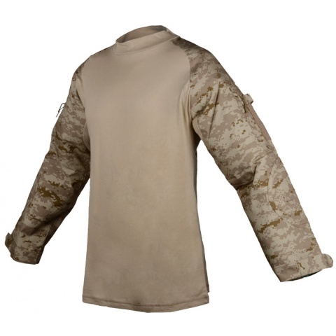 Rothco Military Combat Shirt w/ Hook and Loop Straps - DESERT DIGITAL