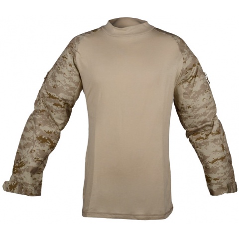Rothco Military Combat Shirt w/ Hook and Loop Straps - DESERT DIGITAL