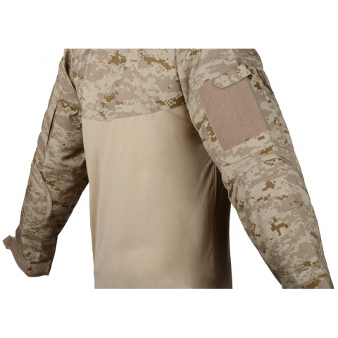 Rothco Military Combat Shirt w/ Hook and Loop Straps - DESERT DIGITAL