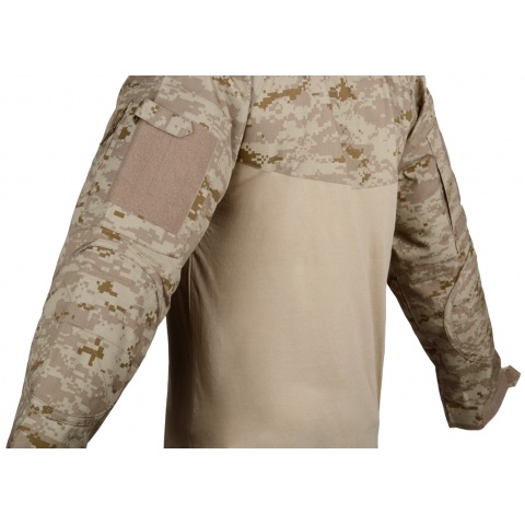 Rothco Military Combat Shirt w/ Hook and Loop Straps - DESERT DIGITAL