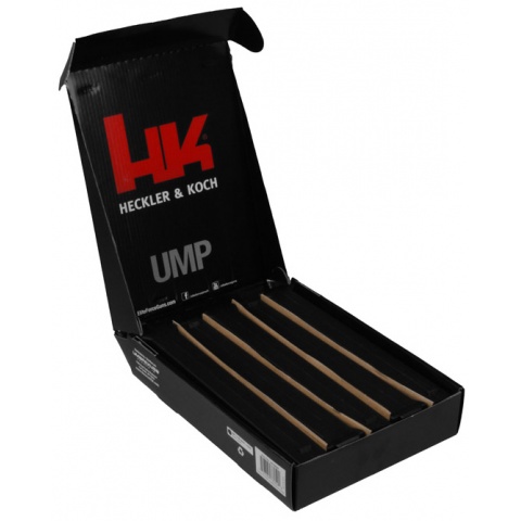 Box of 5 Umarex H&K 110rd UMP 45 Mid Capacity Airsoft AEG Magazines