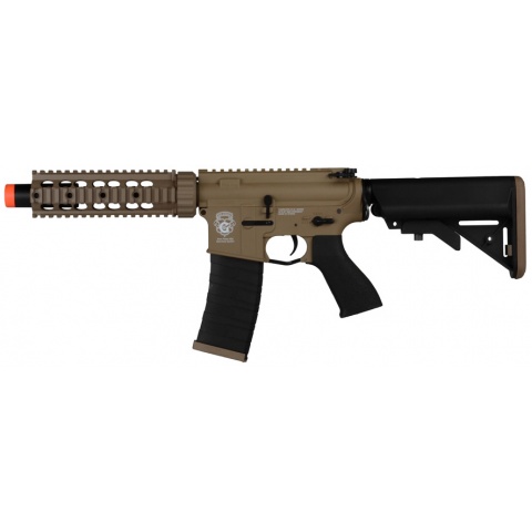 G&G GR4 Electric Blowback M4 CQB-S Mini Airsoft AEG - TAN / BLACK