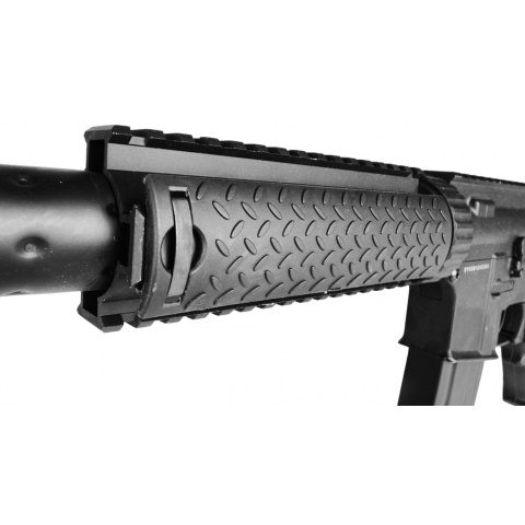 T&D Airsoft 15-Slot RIS Textured Rail Cover Panels Set of 4 - BLACK