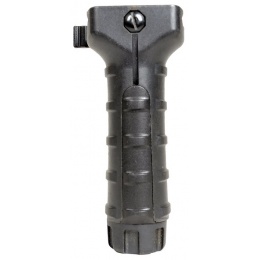 T&D Airsoft Polymer Vertical Foregrip w/ Clamp - BLACK