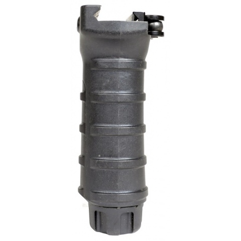 T&D Airsoft Polymer Vertical Foregrip w/ Clamp - BLACK