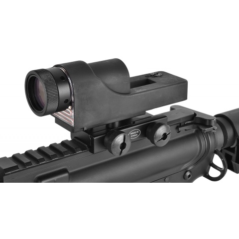 T&D 1x24 Airsoft Red Dot Sight w/ Polarizing Filter & Mount