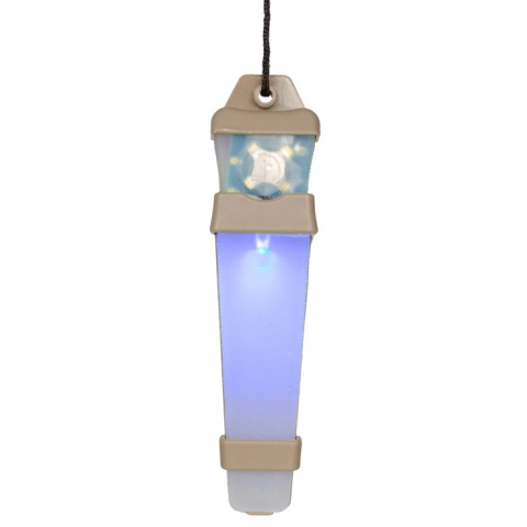 T&D Illuminated FOF Tactical Helmet Light w/ Hook & Loop - BLUE