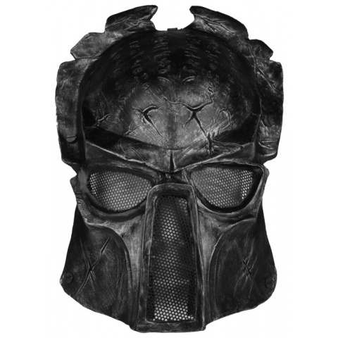 T&D Airsoft Wire Mesh Predator Full Face Mask - BLACK