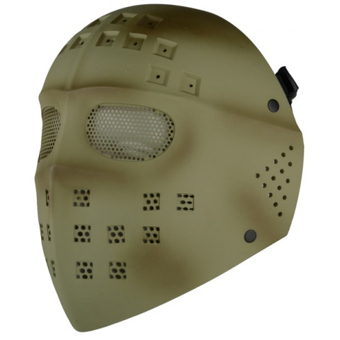 T&D Airsoft Wire Mesh Hockey Full Face Mask - TAN